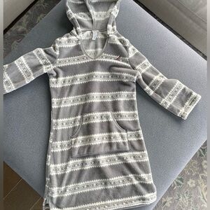 Nautica Intimates Sleepwear Nightgown |Fleece with Pockets NWOT | Small